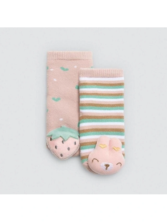 CALCETIN BEBE NIÑA TERMICO SONAJERO Y.MORA