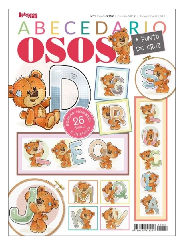 REVISTA ABECEDARIOS PUNTO DE CRUZ